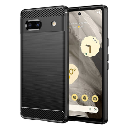 Maska za Google Pixel 7a, Techsuit, Karbon, Crna