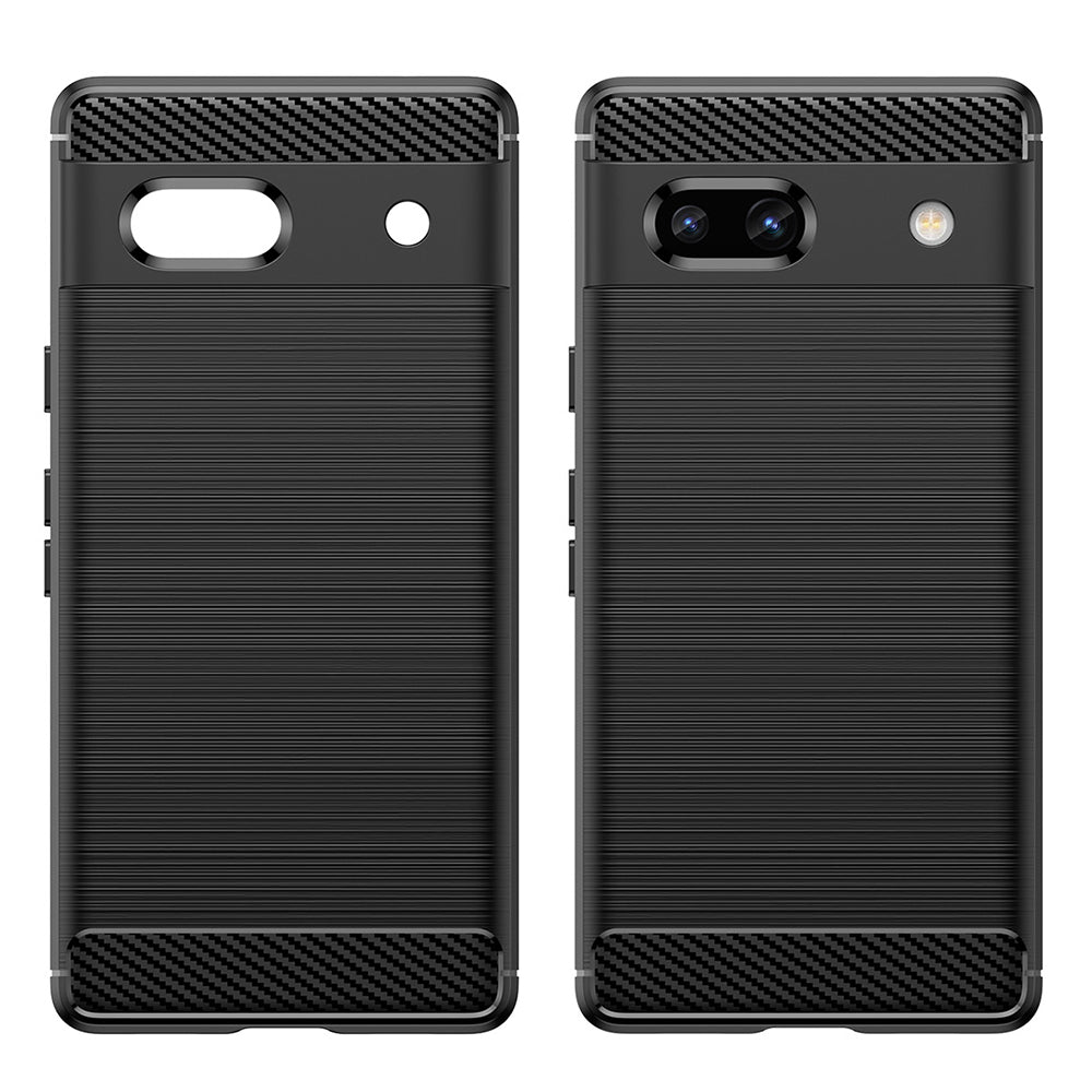 Maska za Google Pixel 7a, Techsuit, Karbon, Crna