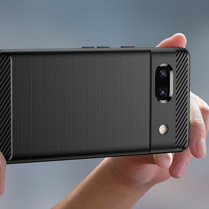 Maska za Google Pixel 7a, Techsuit, Karbon, Crna