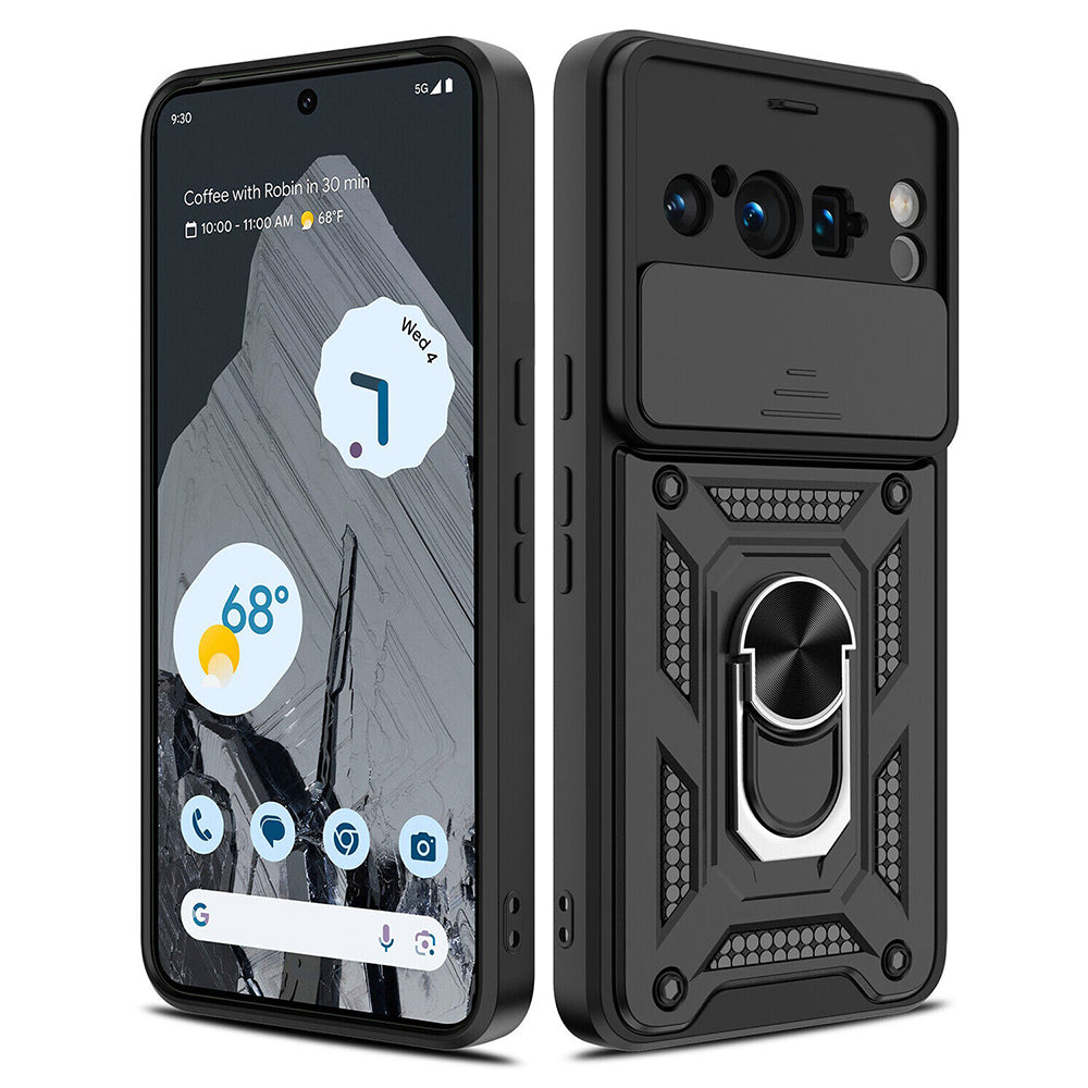 Maska za Google Pixel 8 Pro, Techsuit, CamShield, Crna