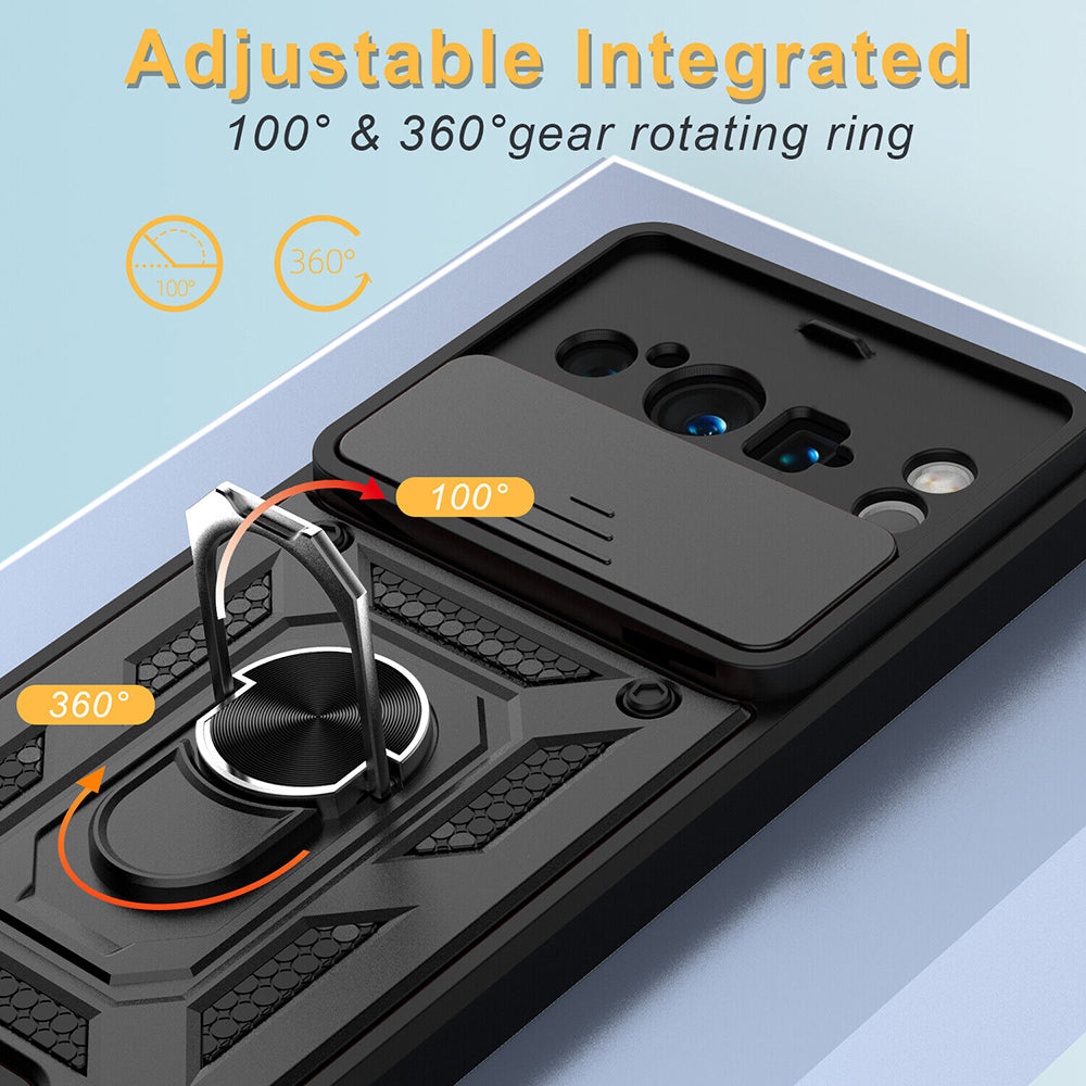 Maska za Google Pixel 8 Pro, Techsuit, CamShield, Crna