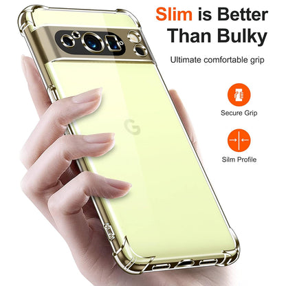 Maska za Google Pixel 8 Pro, Techsuit, Otporna na udarce, Prozirna