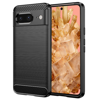 Maska za Google Pixel 8, Techsuit, Karbon, Crna