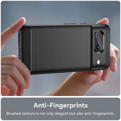 Maska za Google Pixel 8, Techsuit, Karbon, Crna