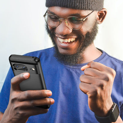 Maska za Google Pixel 8, Techsuit, Karbon, Crna