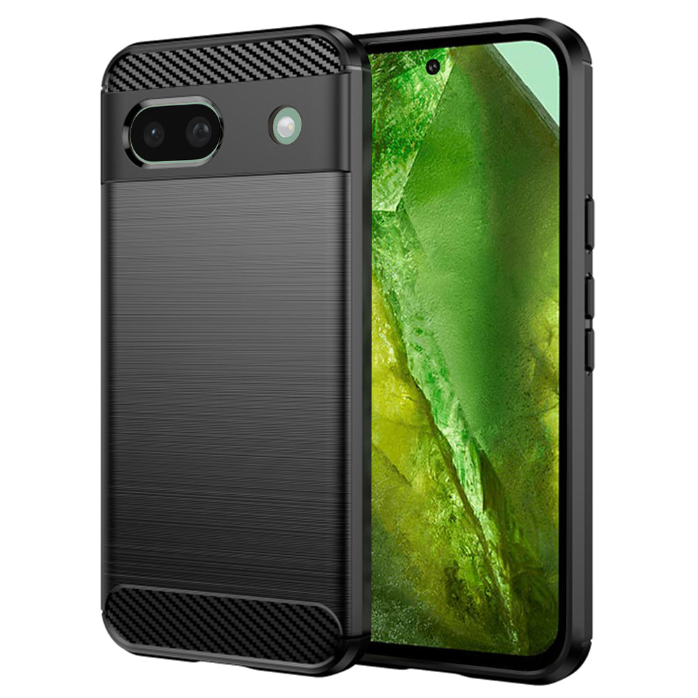 Maska za Google Pixel 8a, Techsuit, Karbon, Crna