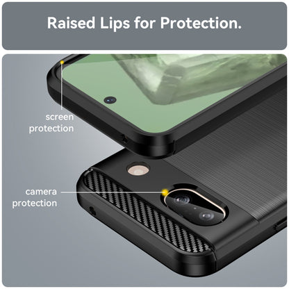 Maska za Google Pixel 8a, Techsuit, Karbon, Crna