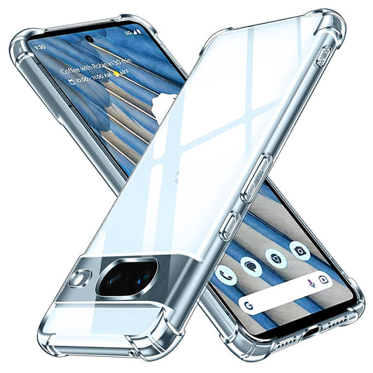 Maska za Google Pixel 8a, Techsuit, Shockproof Clear, Prozirna