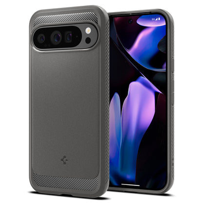 Futrola za Google Pixel 9 Pro XL, Spigen, Rugged Armor, Siva ACS07784