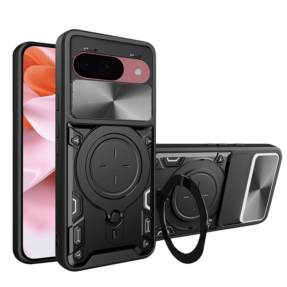 Maska za Google Pixel 9 / 9 Pro, Techsuit, CamGuard Pro, Crna