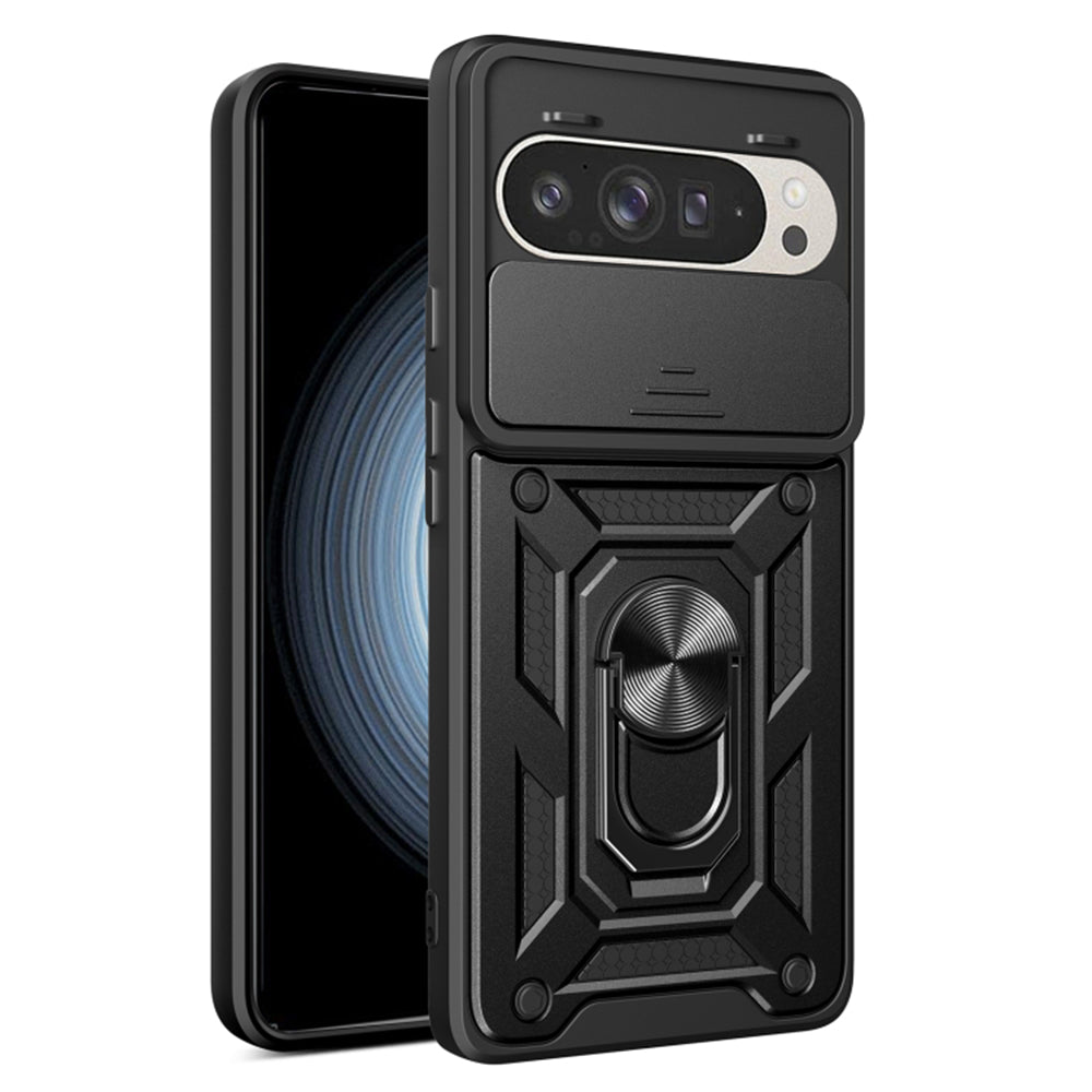 Maska za Google Pixel 9 / 9 Pro, Techsuit, CamShield, Crna