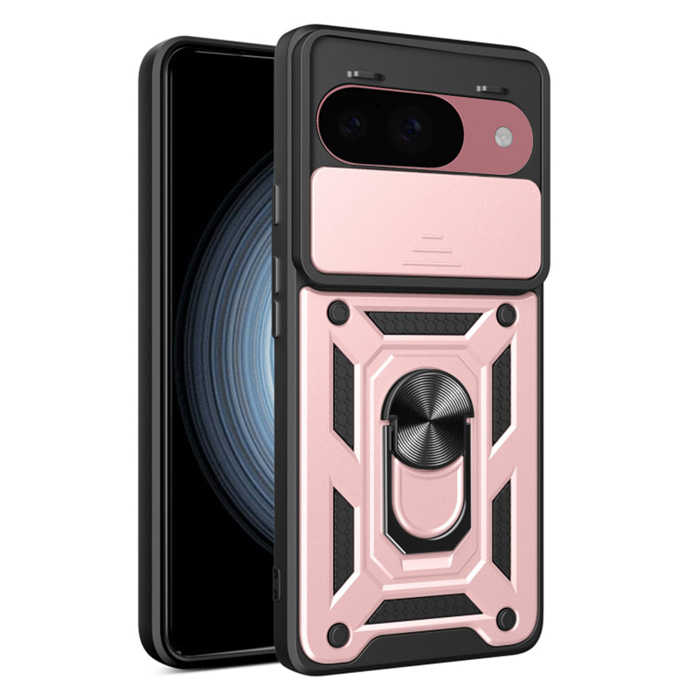 Maska za Google Pixel 9 / 9 Pro, Techsuit, CamShield, Roza