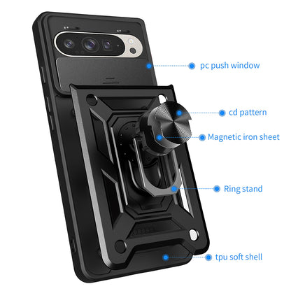 Maska za Google Pixel 9 / 9 Pro, Techsuit, CamShield, Roza