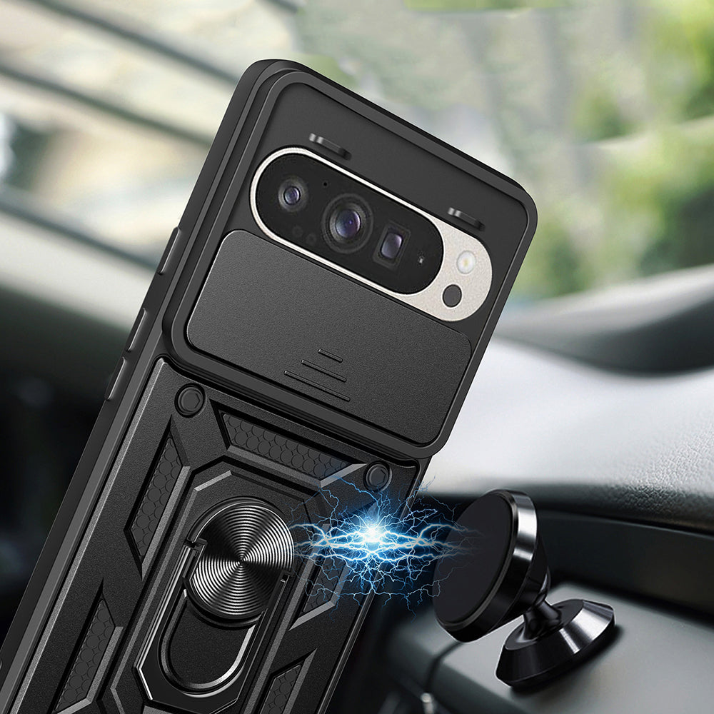Maska za Google Pixel 9 / 9 Pro, Techsuit, CamShield, Roza