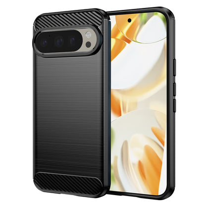 Maska za Google Pixel 9 / 9 Pro, Techsuit, Karbon, Crna
