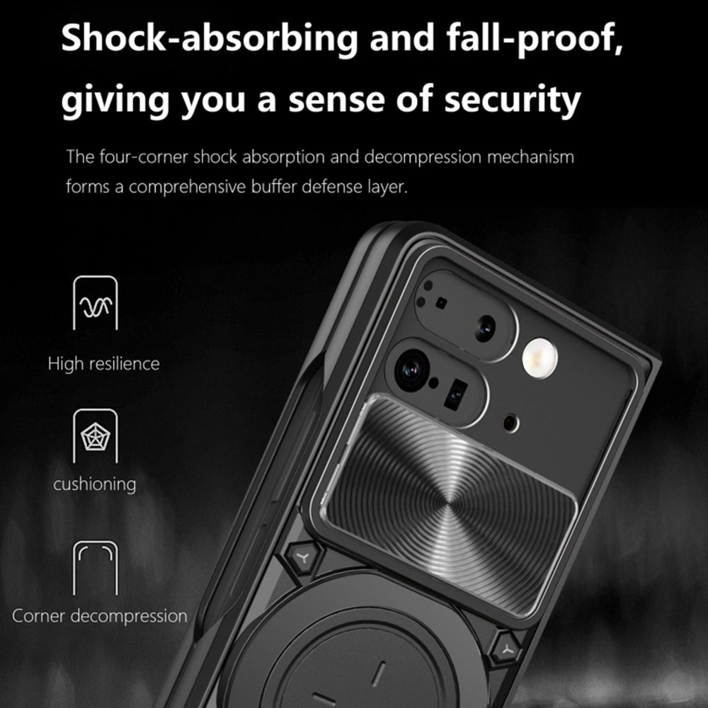 Maska za Google Pixel 9 Pro Fold, Techsuit, CamGuard Pro, Crvena