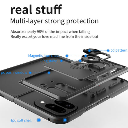 Maska za Google Pixel 9 Pro Fold, Techsuit, CamShield, Zelena