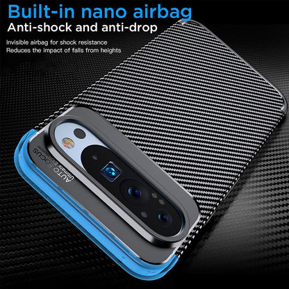 Maska za Google Pixel 9 Pro, Techsuit, CarbonFiber, Crna