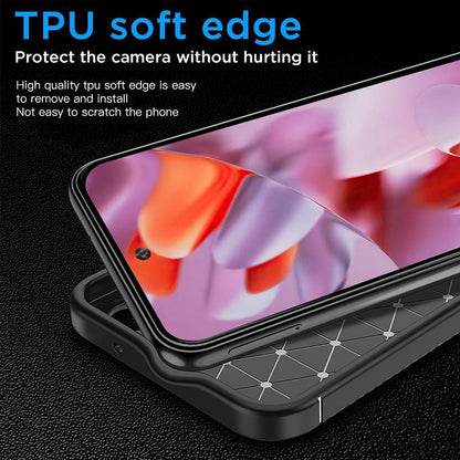 Maska za Google Pixel 9 Pro, Techsuit, CarbonFiber, Crna