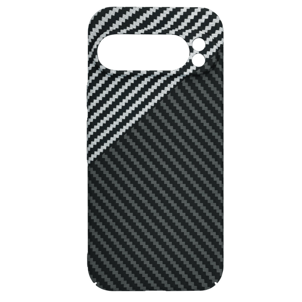 Maska za Google Pixel 9 Pro, Techsuit, Carbonite FiberShell, Crno Siva
