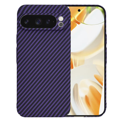 Maska za Google Pixel 9 Pro, Techsuit, Carbonite FiberShell, Ljubičasta