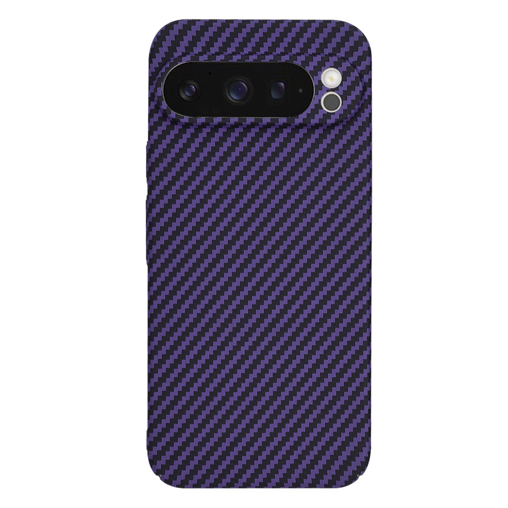 Maska za Google Pixel 9 Pro, Techsuit, Carbonite FiberShell, Ljubičasta