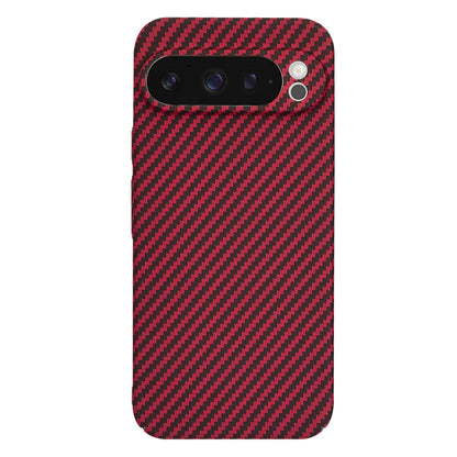 Maska za Google Pixel 9 Pro, Techsuit, Carbonite FiberShell, Crvena