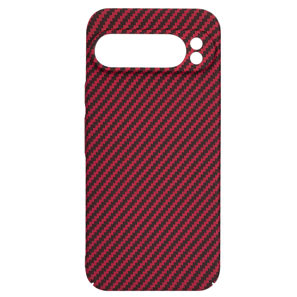 Maska za Google Pixel 9 Pro, Techsuit, Carbonite FiberShell, Crvena