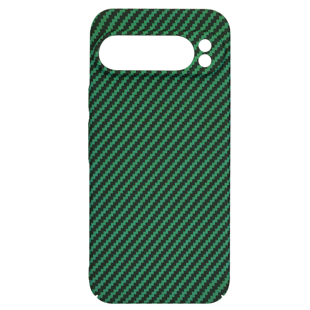 Maska za Google Pixel 9 Pro, Techsuit, Carbonite FiberShell, Zelena