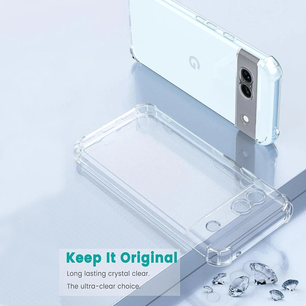 Maska za Google Pixel 9 Pro, Techsuit, Shockproof Clear, Prozirna