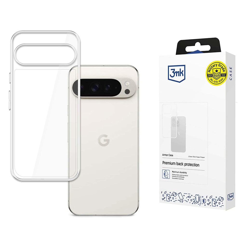 Maska za Google Pixel 9 Pro XL, 3MK, Armor, Prozirna