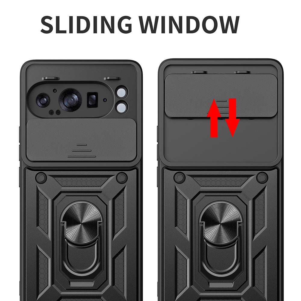 Maska za Google Pixel 9 Pro XL, Techsuit, CamShield, Roza