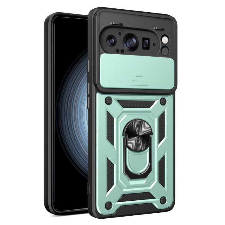 Maska za Google Pixel 9 Pro XL, Techsuit, CamShield, Zelena