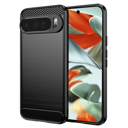 Maska za Google Pixel 9 Pro XL, Techsuit, Karbon, Crna