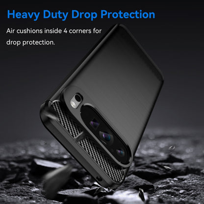 Maska za Google Pixel 9 Pro XL, Techsuit, Karbon, Crna
