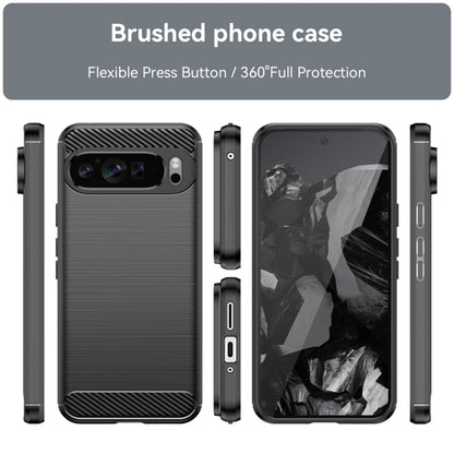 Maska za Google Pixel 9 Pro XL, Techsuit, Karbon, Crna