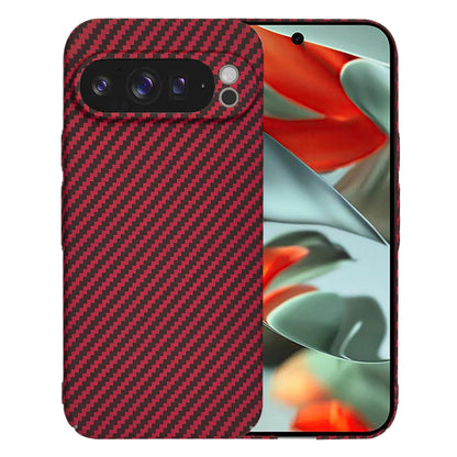 Futrola za Google Pixel 9 Pro XL, Techsuit, Carbonite FiberShell, Crvena