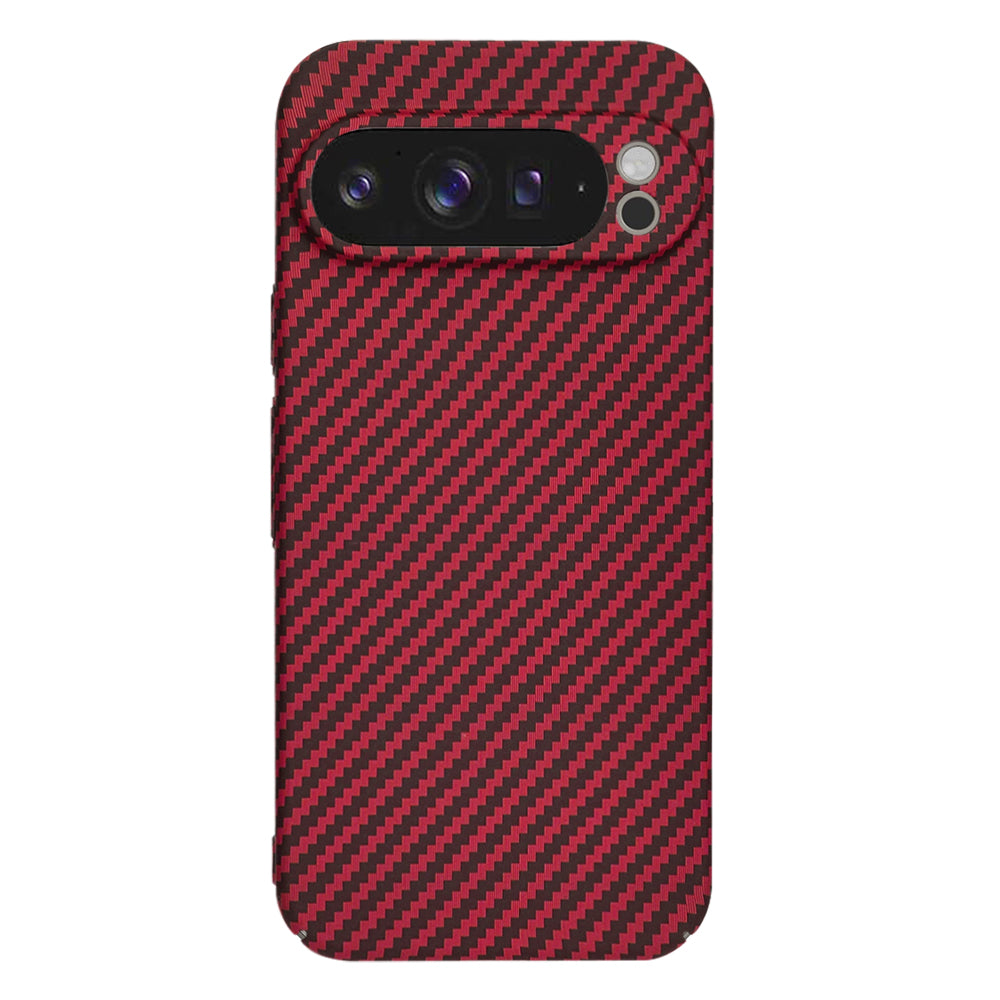 Futrola za Google Pixel 9 Pro XL, Techsuit, Carbonite FiberShell, Crvena
