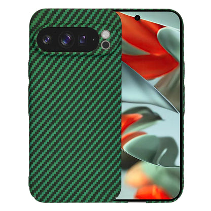 Maska za Google Pixel 9 Pro XL, Techsuit, Carbonite FiberShell, Zelena