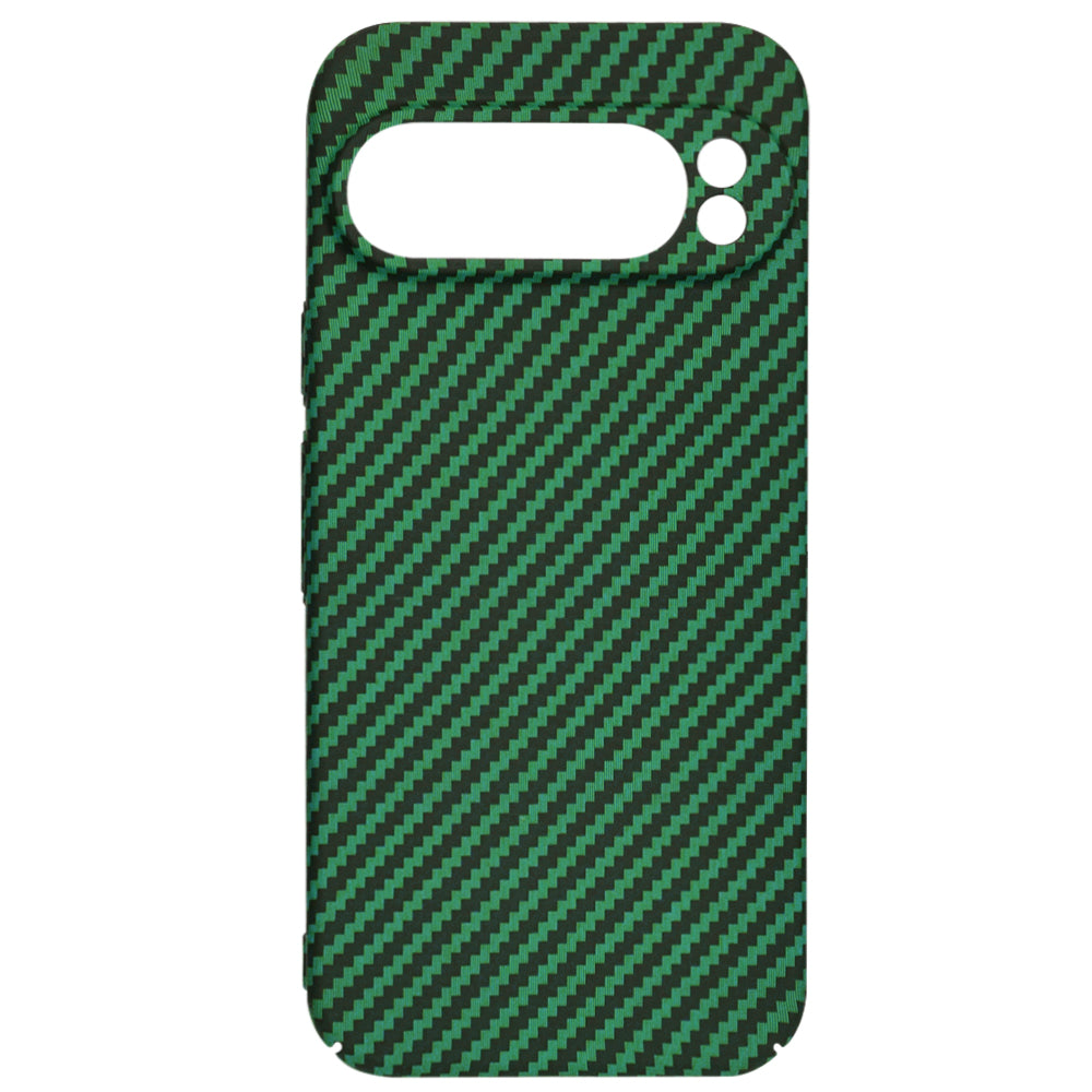 Maska za Google Pixel 9 Pro XL, Techsuit, Carbonite FiberShell, Zelena
