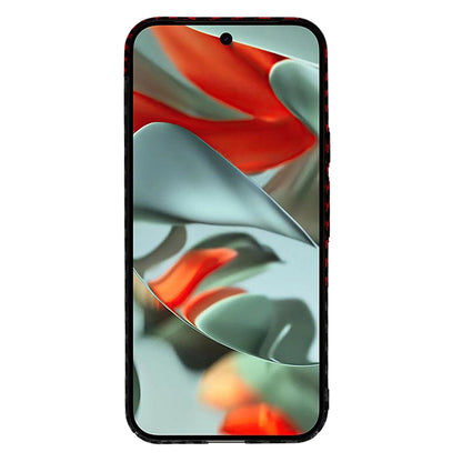 Maska za Google Pixel 9 Pro XL, Techsuit, Carbonite FiberShell, Crno Crvena