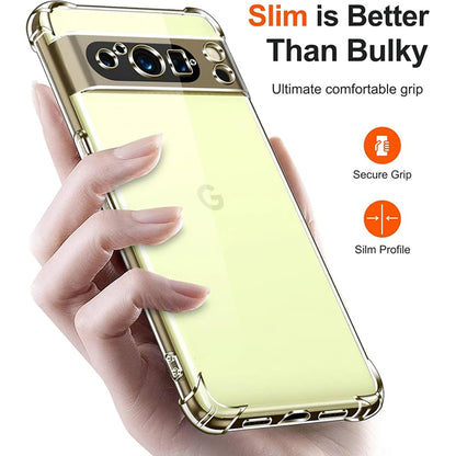 Maska za Google Pixel 9 Pro XL, Techsuit, Shockproof Clear, Prozirna