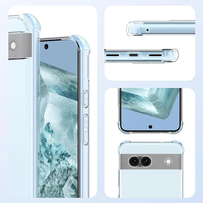 Maska za Google Pixel 9, Techsuit, Shockproof Clear, Prozirna