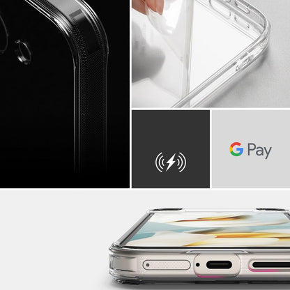 Maska za Google Pixel 9a, Ringke, Fusion, Prozirna