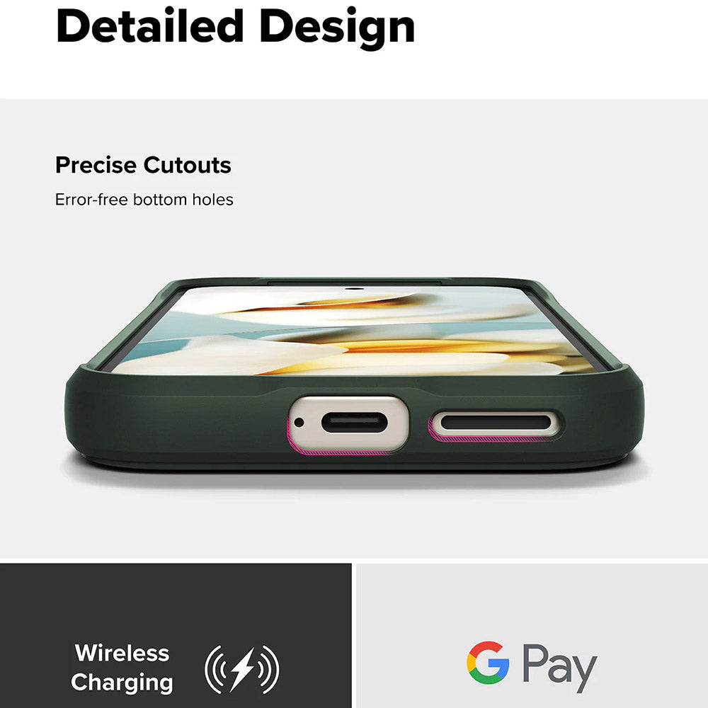 Maska za Google Pixel 9a, Ringke, Onyx, Tamno Zelena