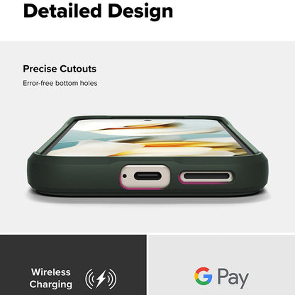 Maska za Google Pixel 9a, Ringke, Onyx, Tamno Zelena