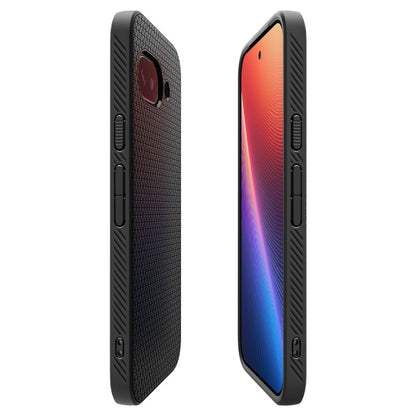 Futrola za Google Pixel 9a, Spigen, Liquid Air, Mat crna ACS09039
