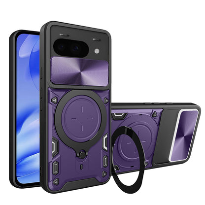 Maska za Google Pixel 9a, Techsuit, CamGuard Pro, Ljubičasta
