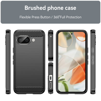 Maska za Google Pixel 9a, Techsuit, Karbon, Plava
