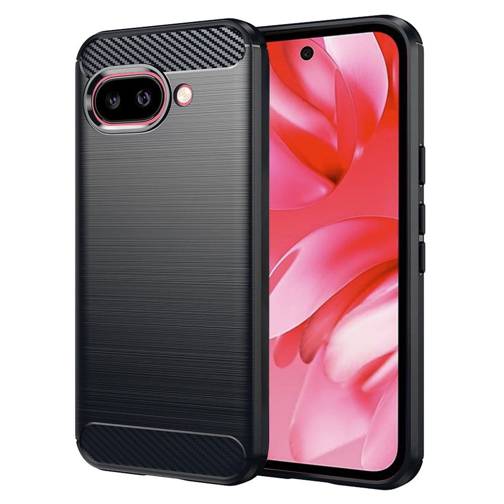 Maska za Google Pixel 9a, Techsuit, Karbon, Crna